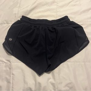 Navy Blue Hotty Hots Lululemon Shorts